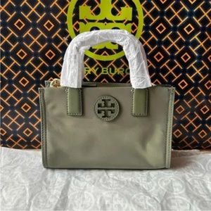 Tory Burch Ella Nylon Mini Tote Crossbody Bag Purse NWT